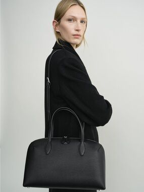 Toteme Day Medium leather tote bag